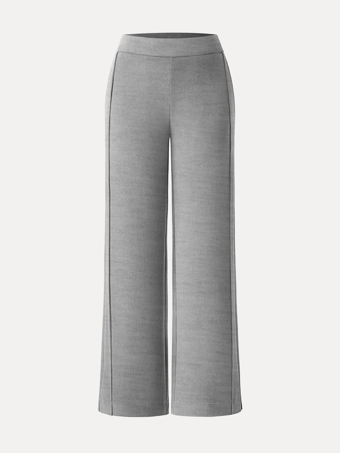 Cozy Warm High Rise Straight Leg Pull-On Pants Regular Heather Grey