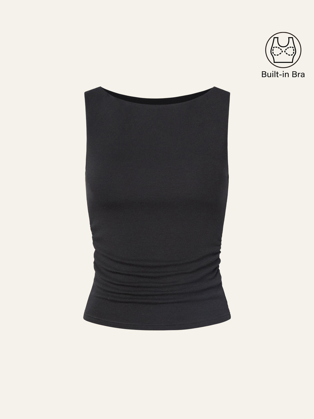 Boat Neck Brami Tank Top