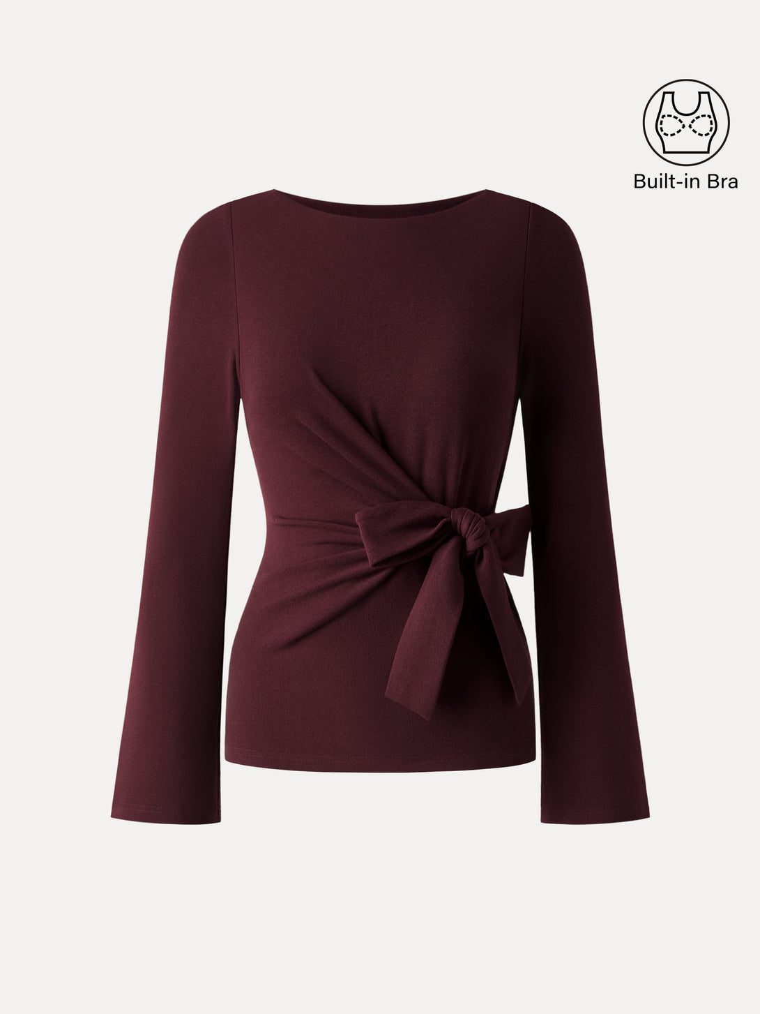 Bow-Tie Belted Bell Sleeve Brami