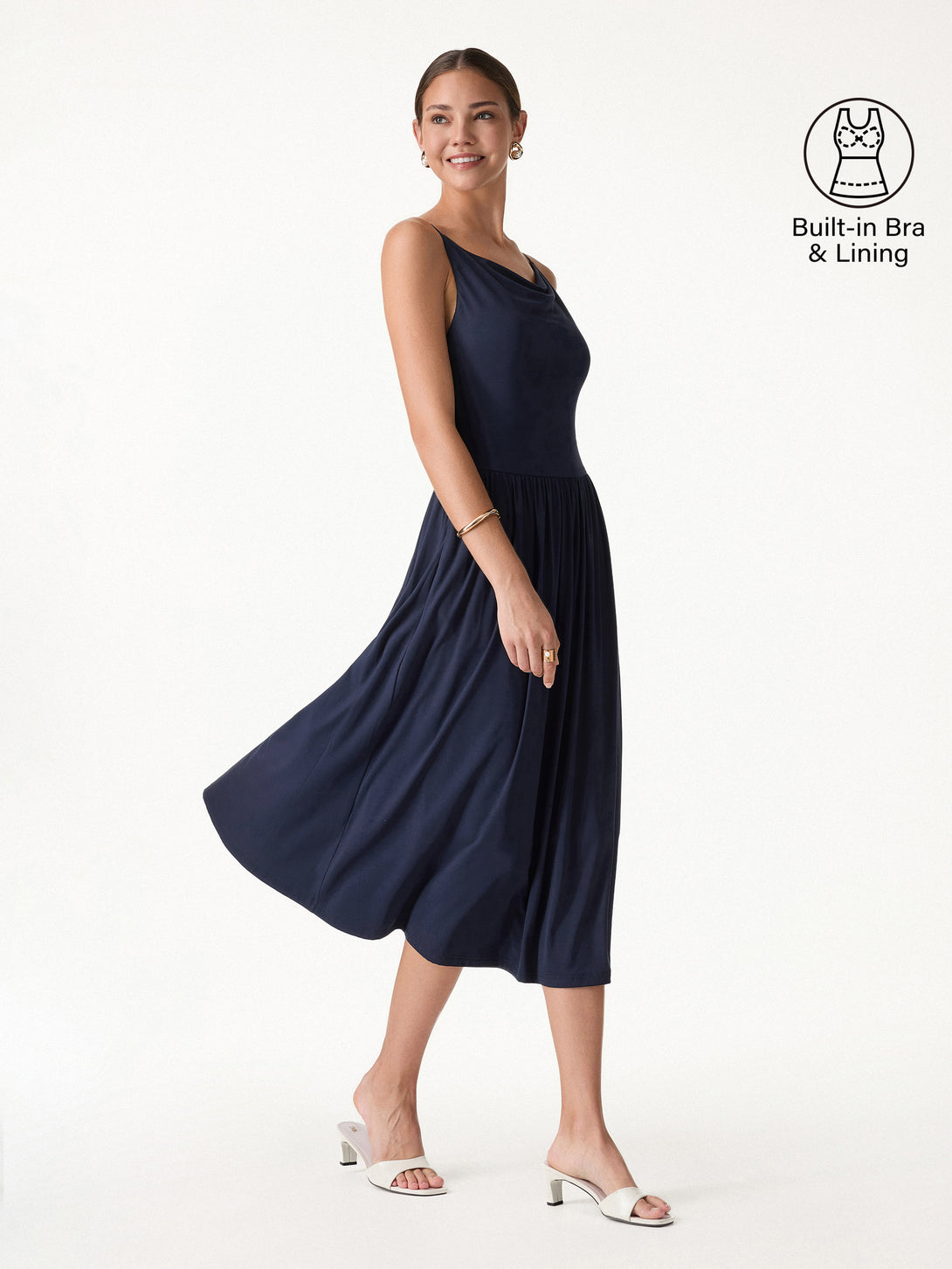 midi dress with built in bra OGL SkinKiss Cowl Neck Open-Back – OGLmove gothic dress – WonderlandByLilian new-july-26 18% Spandex Care Instructions Color:Pink Bloom