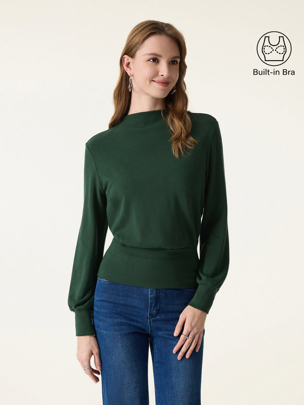 ProWarm Mockneck Bishop Sleeve Brami