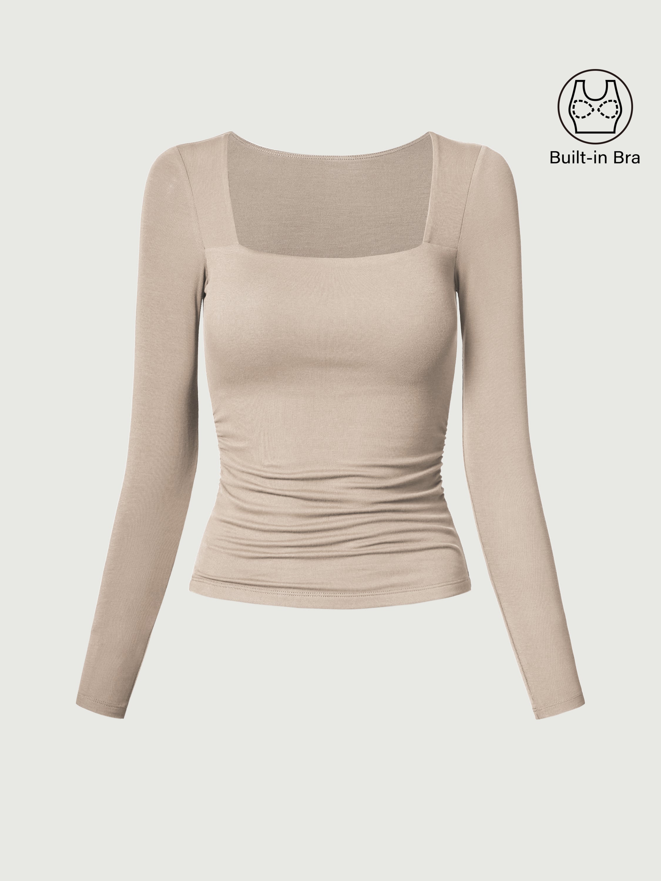 Scoop neck thermal top deals