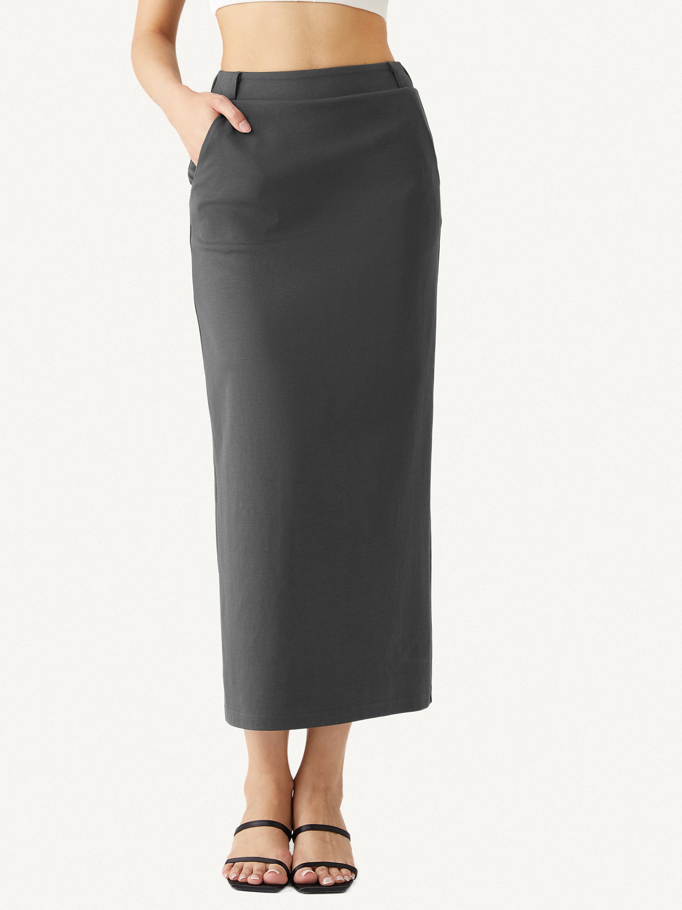 Everyday Column Skirt - Gardenia