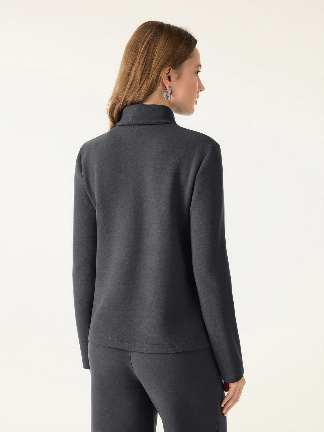 FuzzLuxe Turtleneck Long Sleeve Top