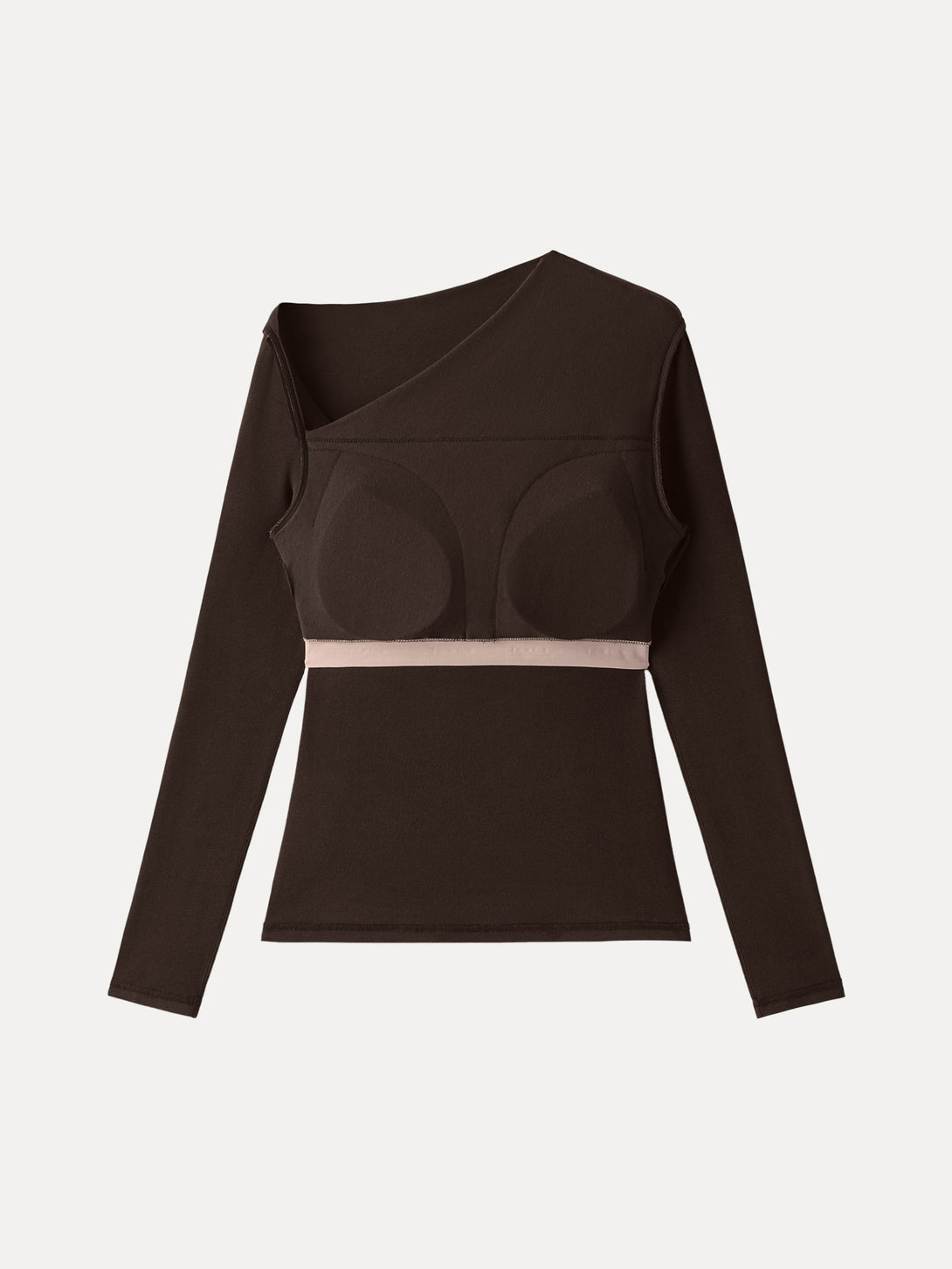 ProWarm Asymmetrical Neck Ruched Brami