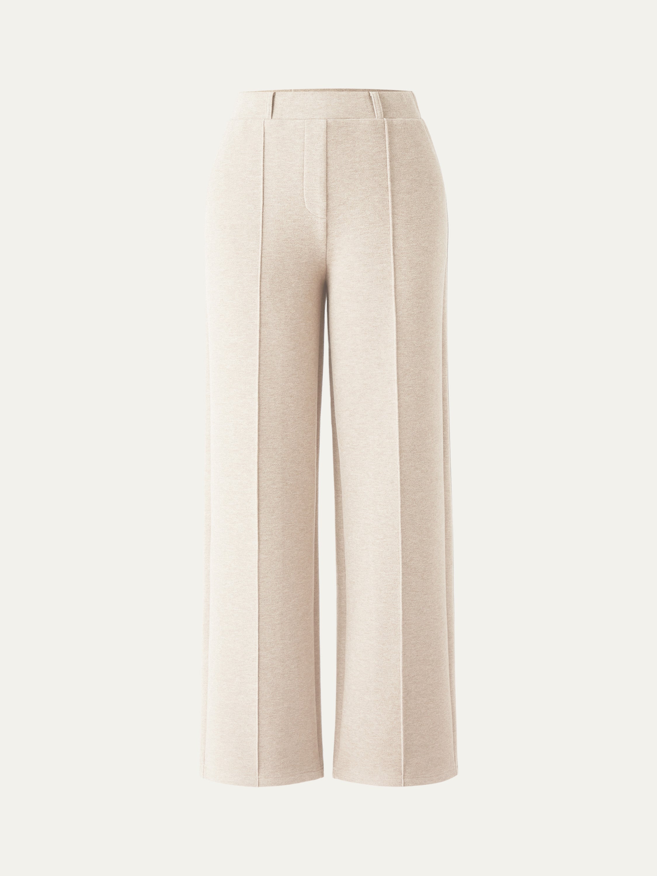 パンツ 24SS LONG WIDE TROUSERS 2/90 wool High Waisted Straight Leg Pants – OGLmove