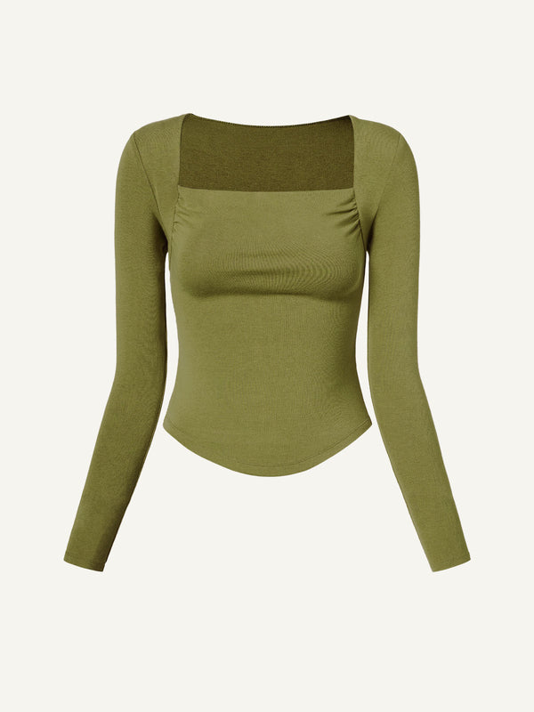 Eco-Mousse® Thermal Cowl Neck Top