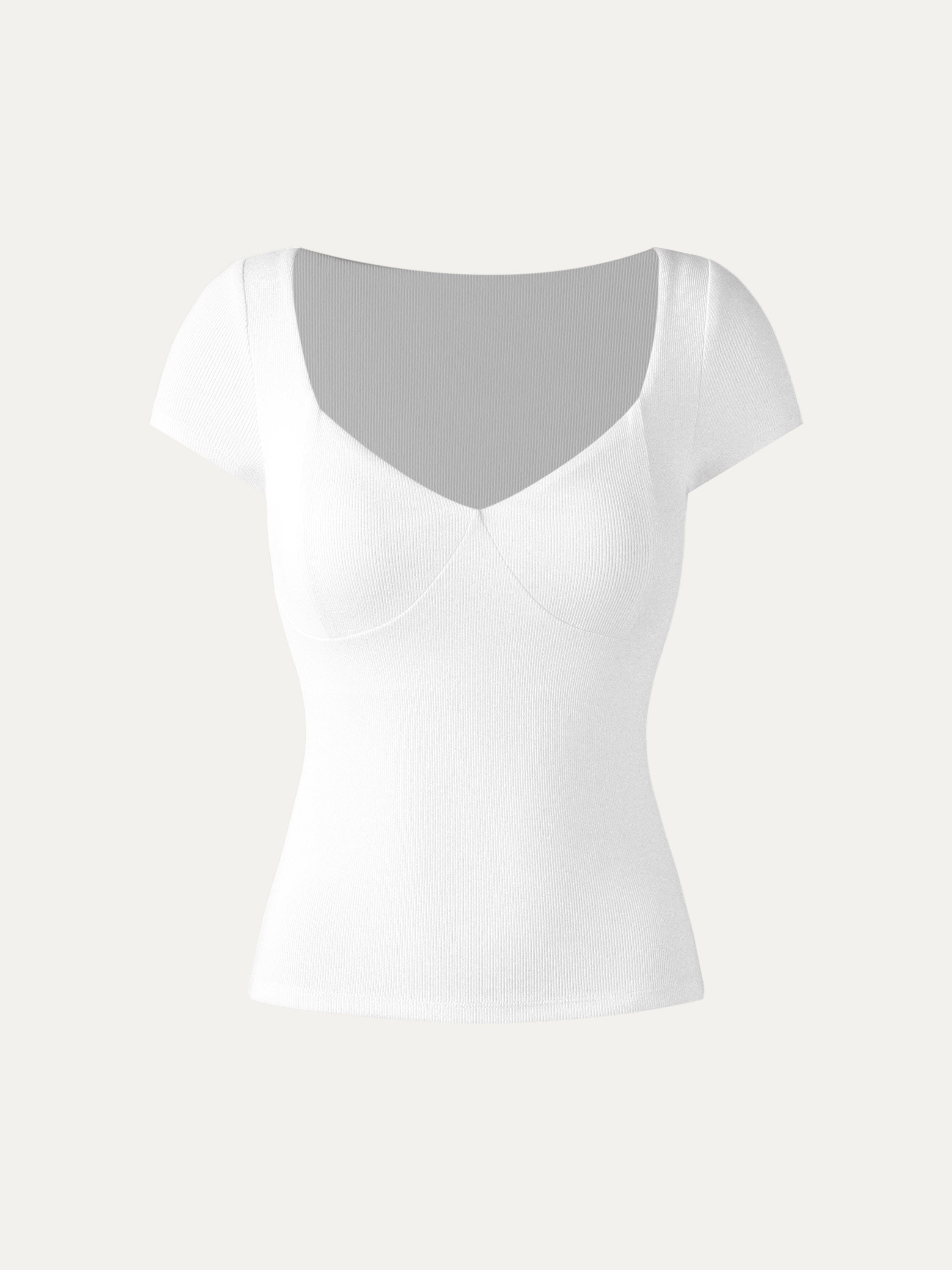 Sweetheart Neckline Top