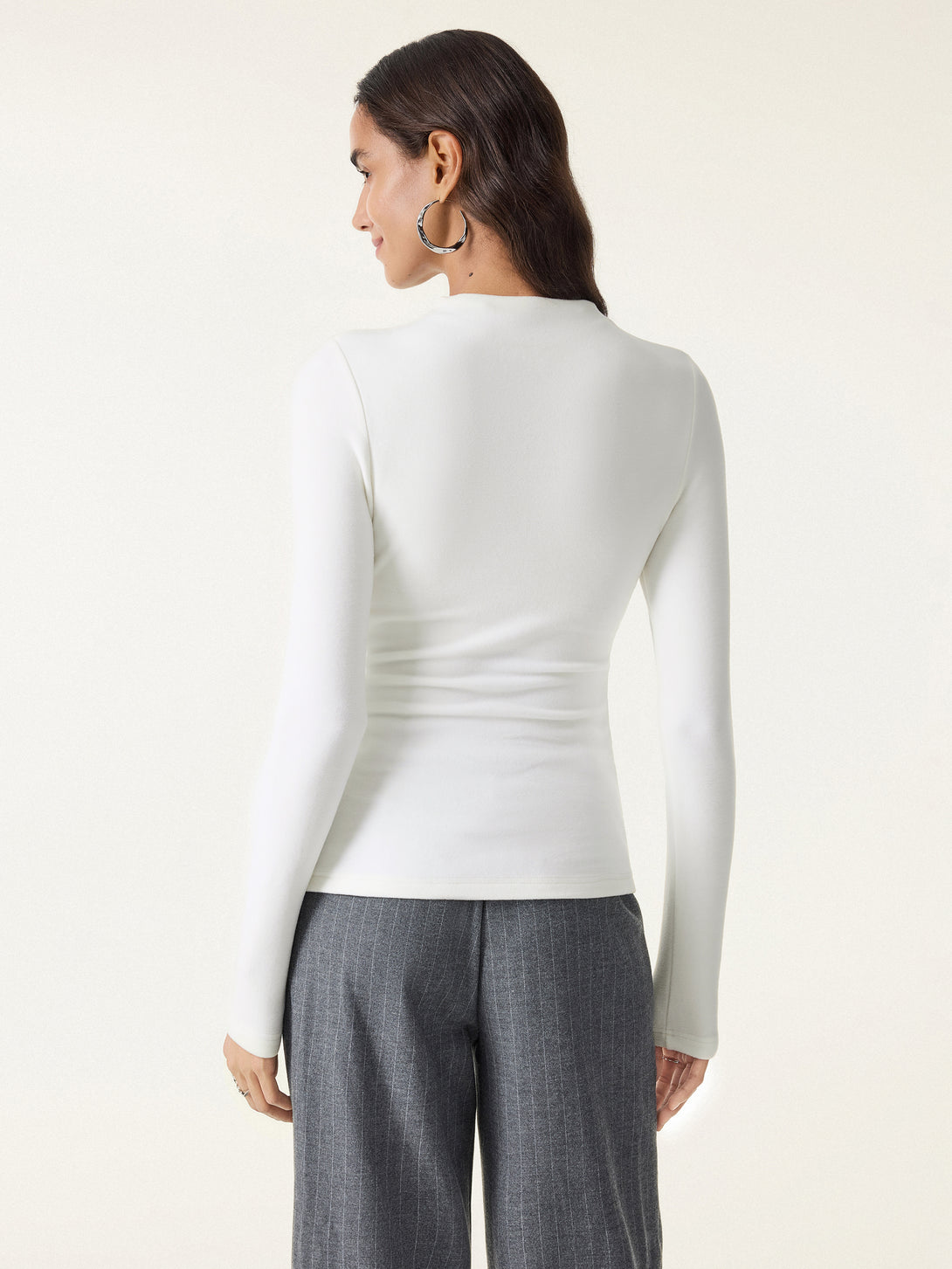 MaxWarm Brushed Mockneck Long Sleeve Brami