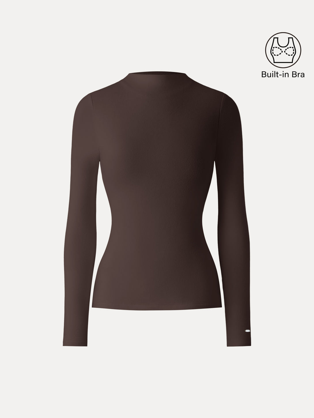MaxWarm Brushed Mockneck Long Sleeve Brami