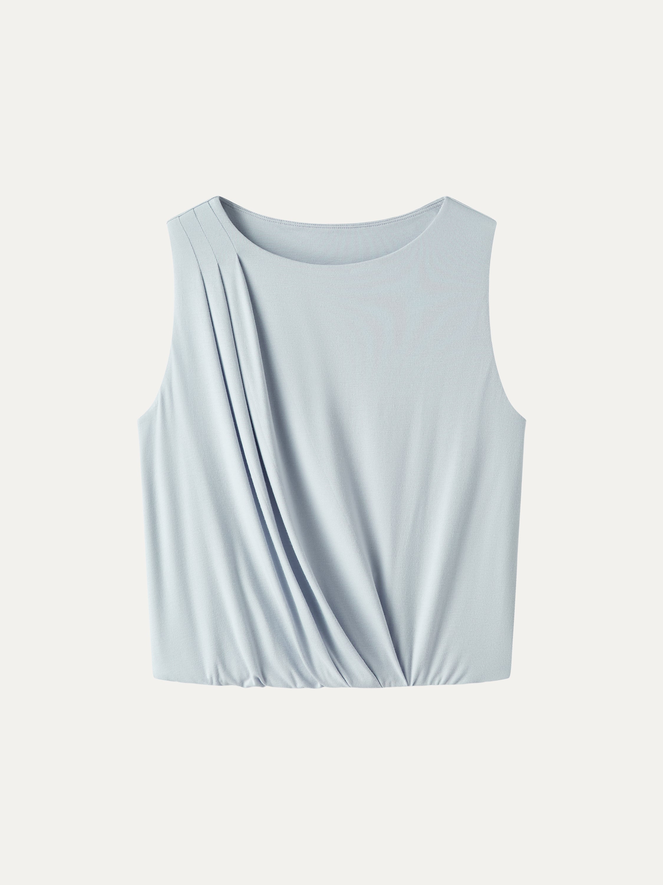 OGL CoolTouch Boatneck Gathered Hem Cropped Top – OGLmove