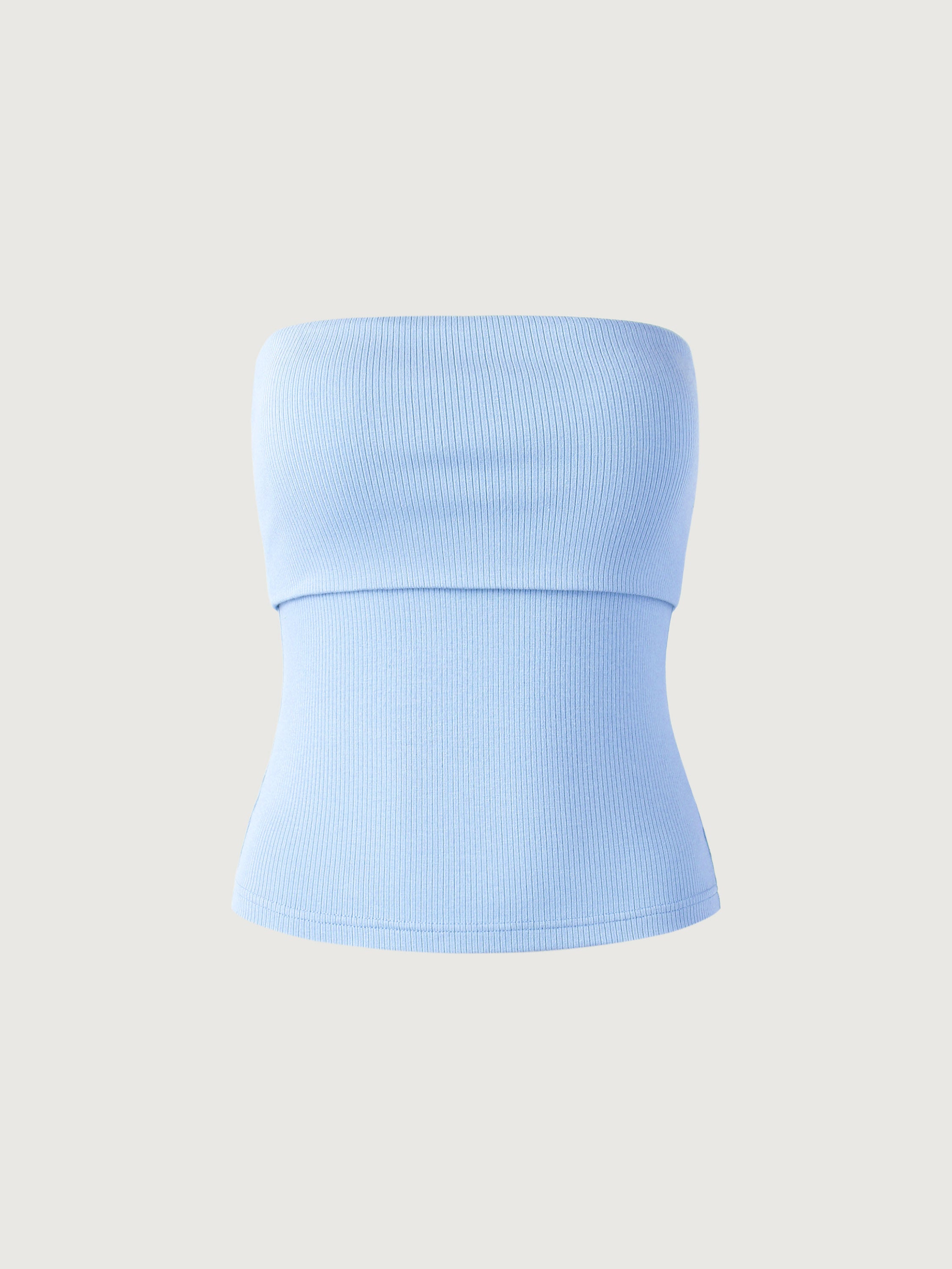 Cropped Fold Down Brami Tube Top