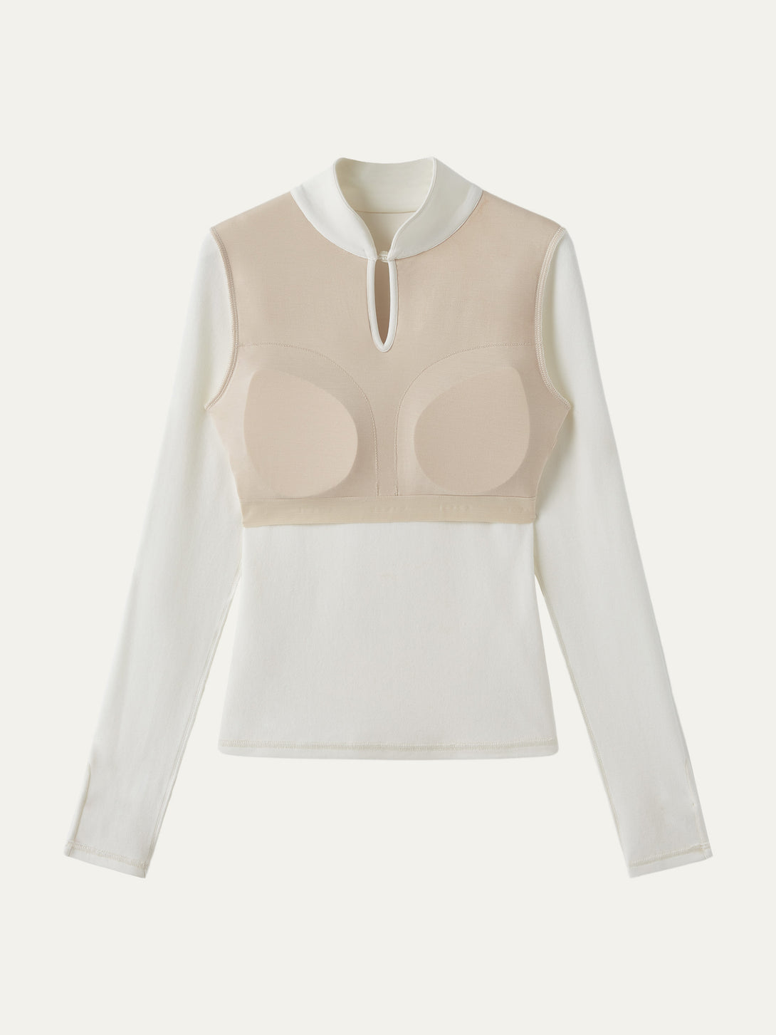 Mandarin Collar Frog Button Brami Top Limited Edition