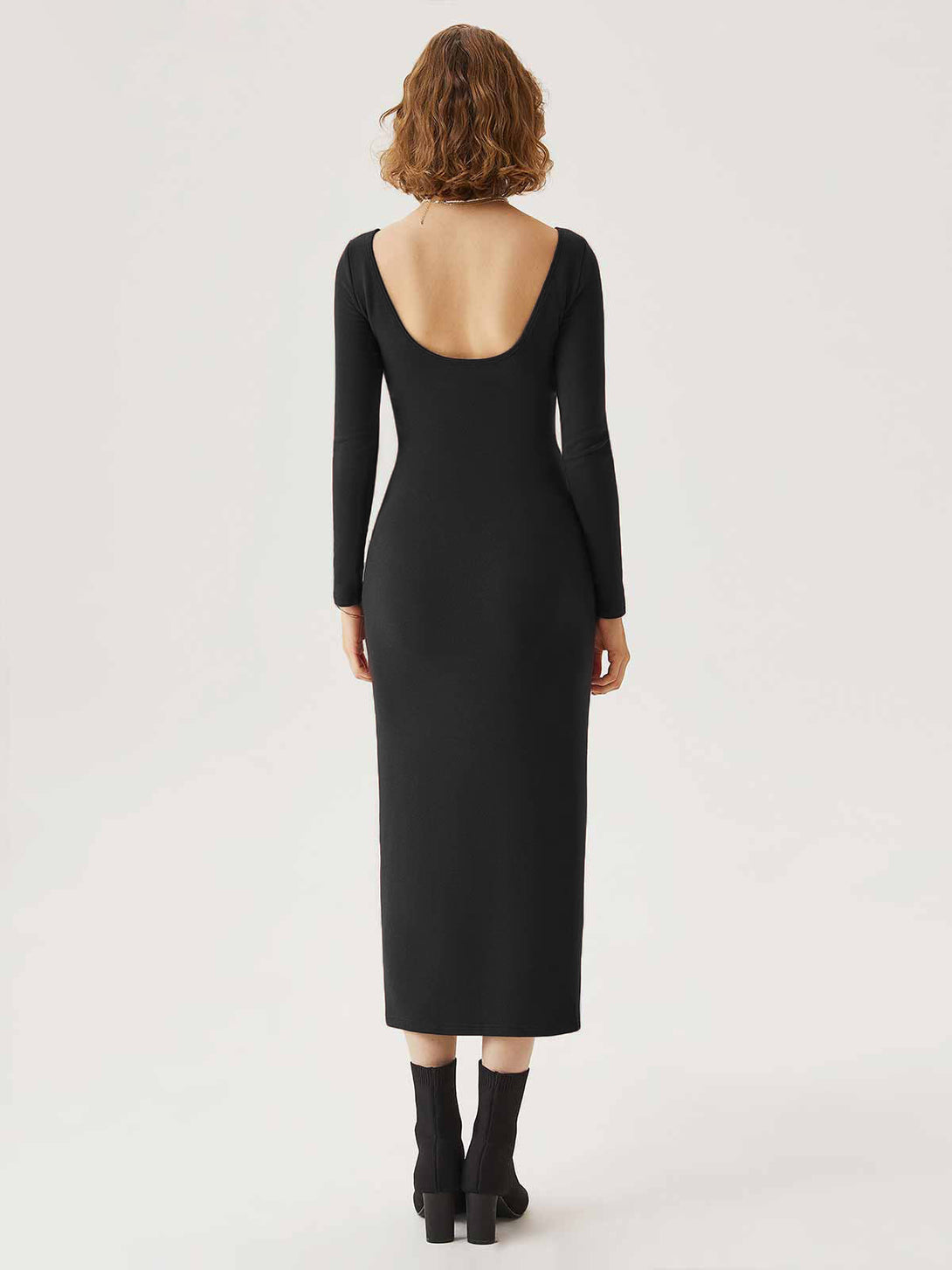 Open Back Brami Midi Dress