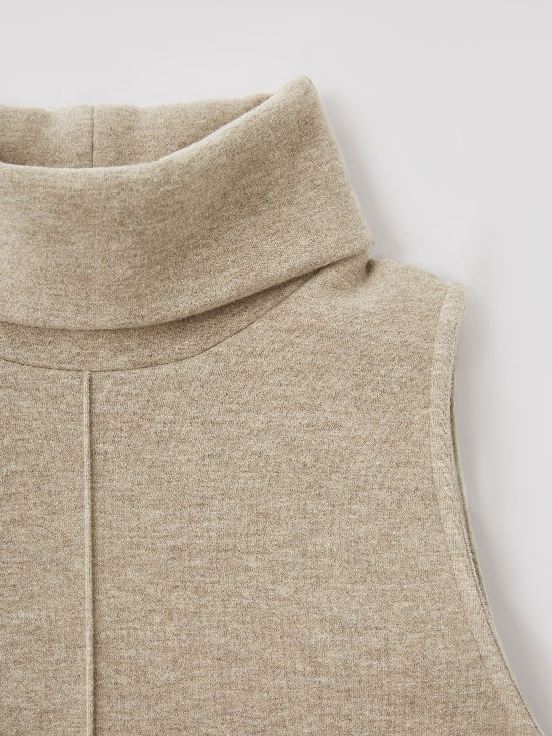 Turtle Neck Split Hem Top