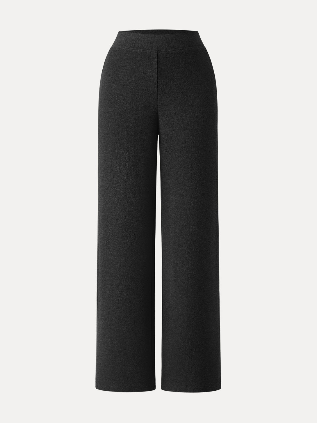 Mid Rise Straight Leg Pull-on Pants with Pockets