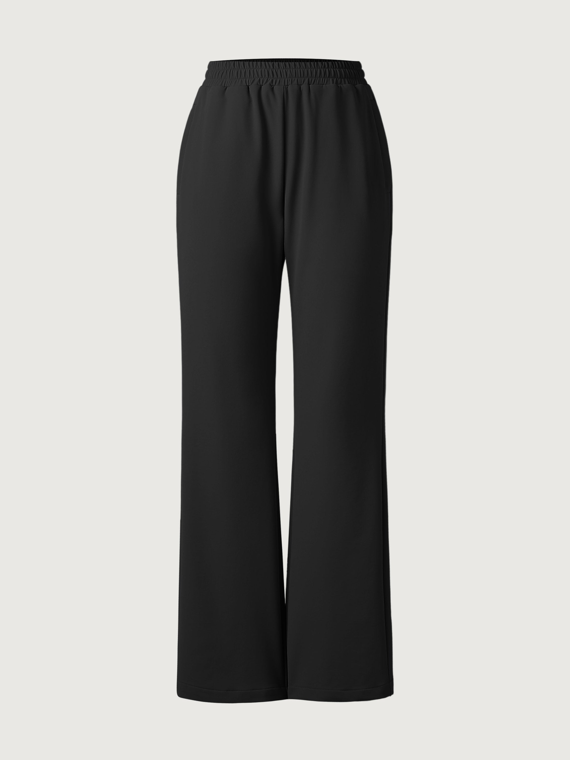 Mid-Rise Waterproof Fleece Lined Pant - Black