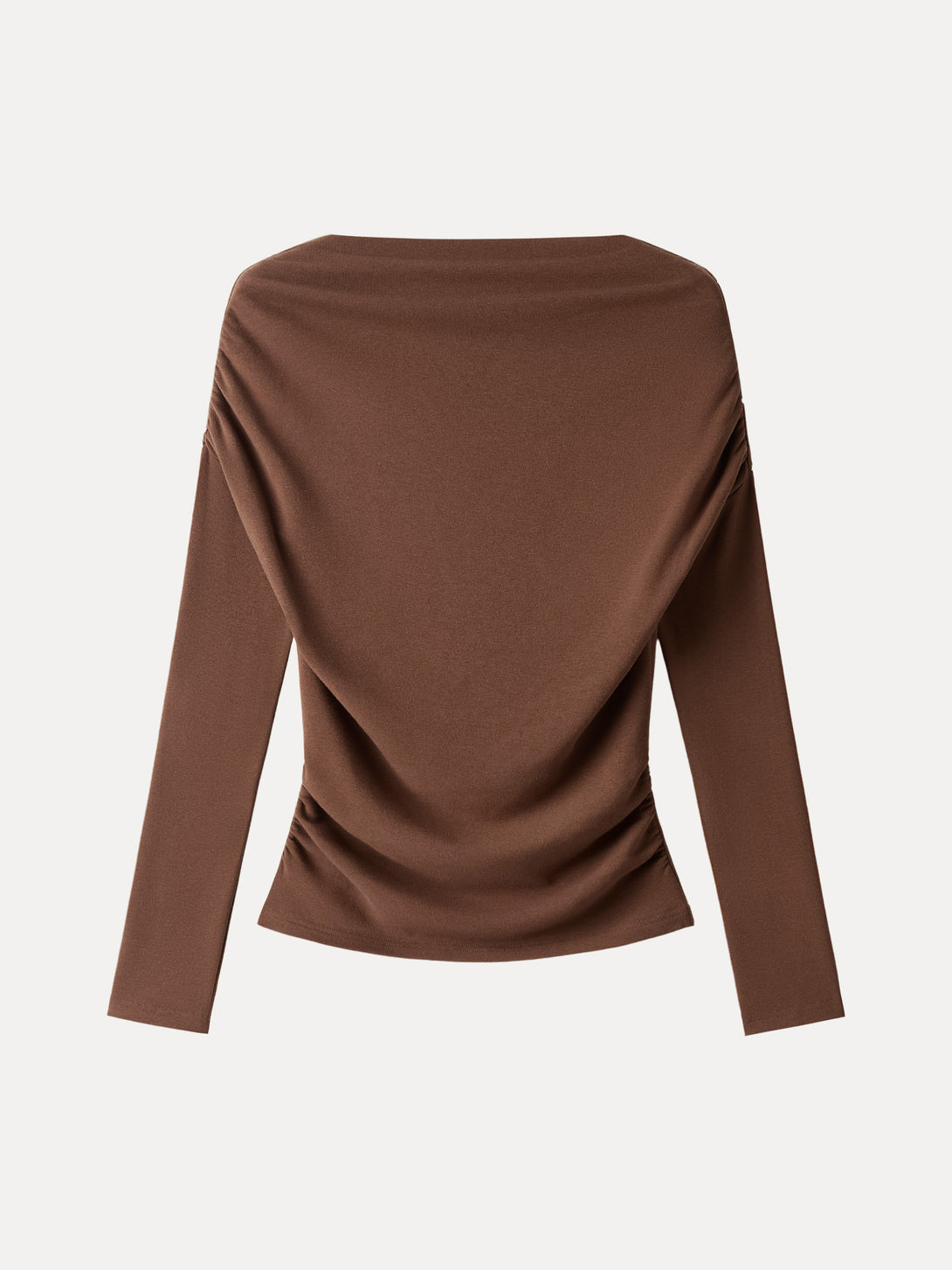 ProWarm Drop Shoulder Ruched Top