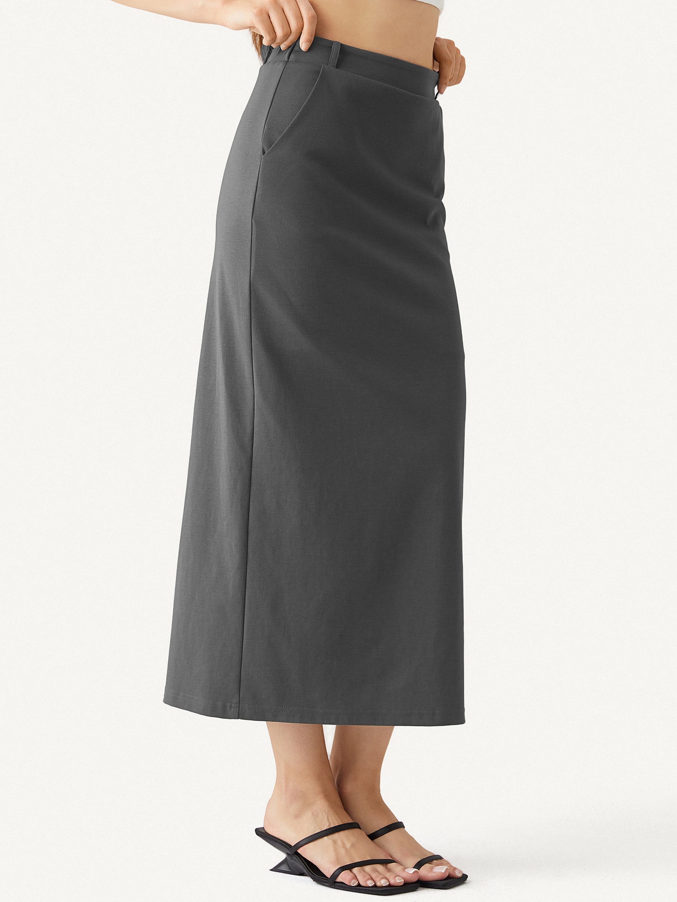 Everyday Column Skirt - Gardenia