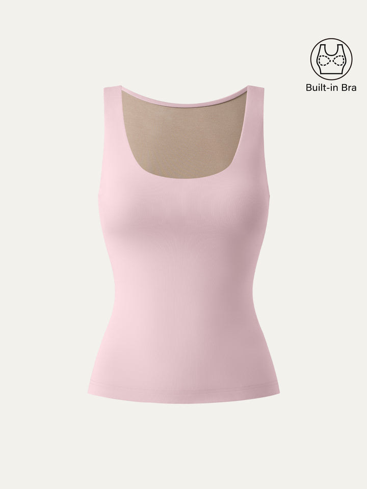 U-neck New Airy Brami Tank Light Pink XS