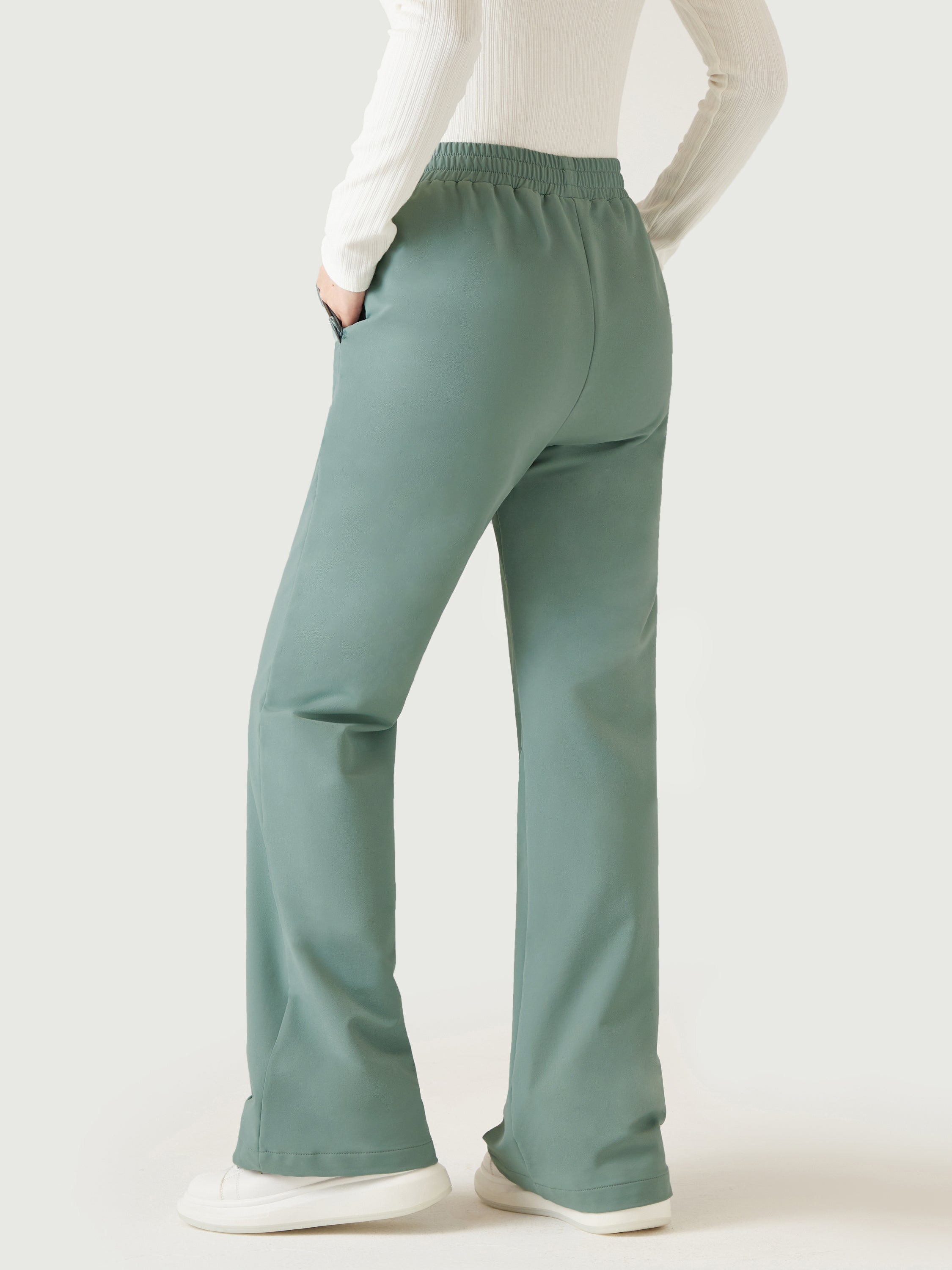 Mid-Rise Waterproof Fleece Lined Pant - Sage Brush