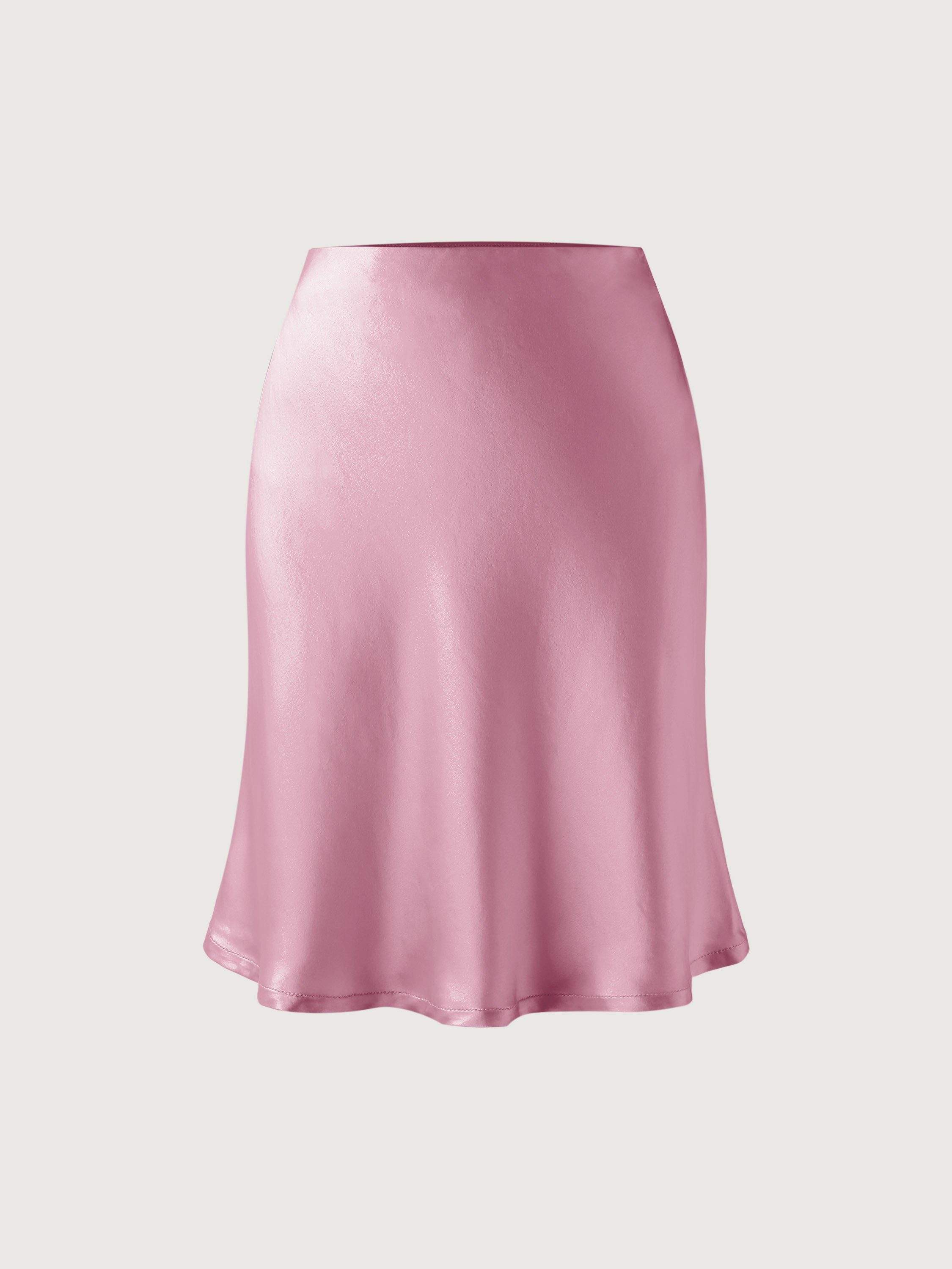 Acetate Slip Mini Skirt