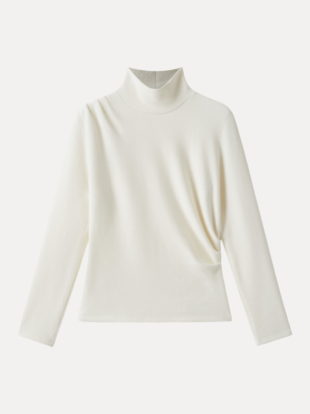 MaxWarm Mockneck Tucked Waist Long Sleeve Top