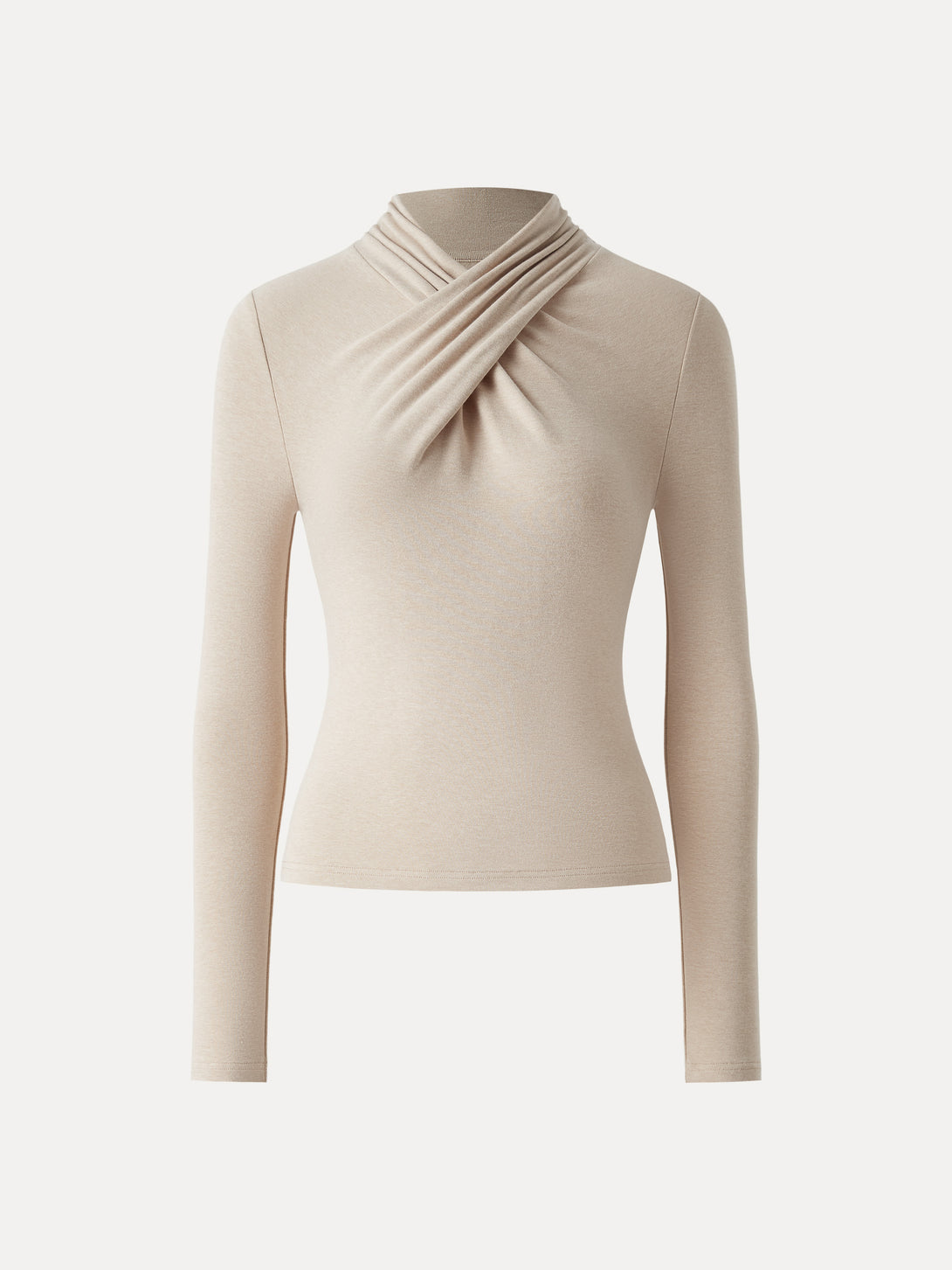 ProWarm Twisted Mockneck Long Sleeve Top