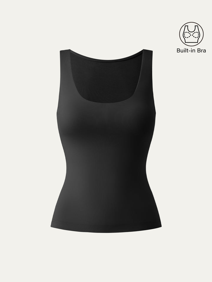 U-neck New Airy Brami Tank Black XS