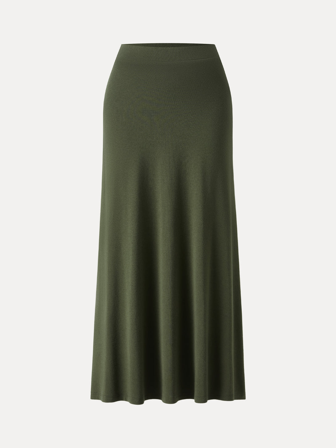 Light Warm Pull-on Circle Flared Maxi Skirt