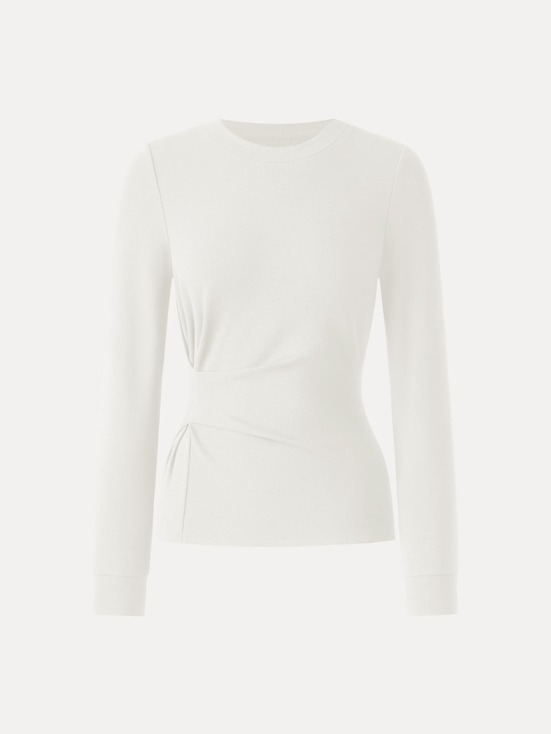 ProWarm Crewneck Tucked Long Sleeve Top Milk Cream XS