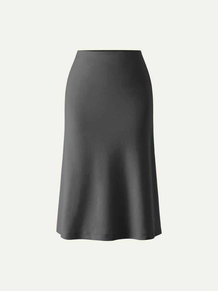 A-line Midi Skirt with Pockets