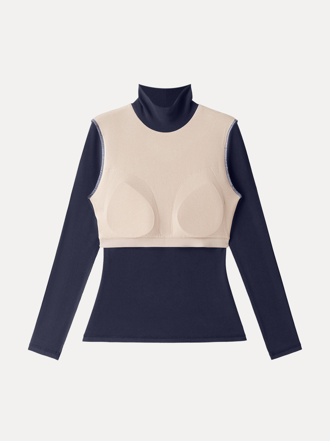 Turtleneck Long Sleeve Brami