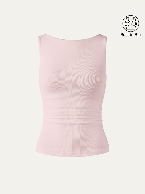 OGLmove Open Back Bra Tank Powder Pink XS