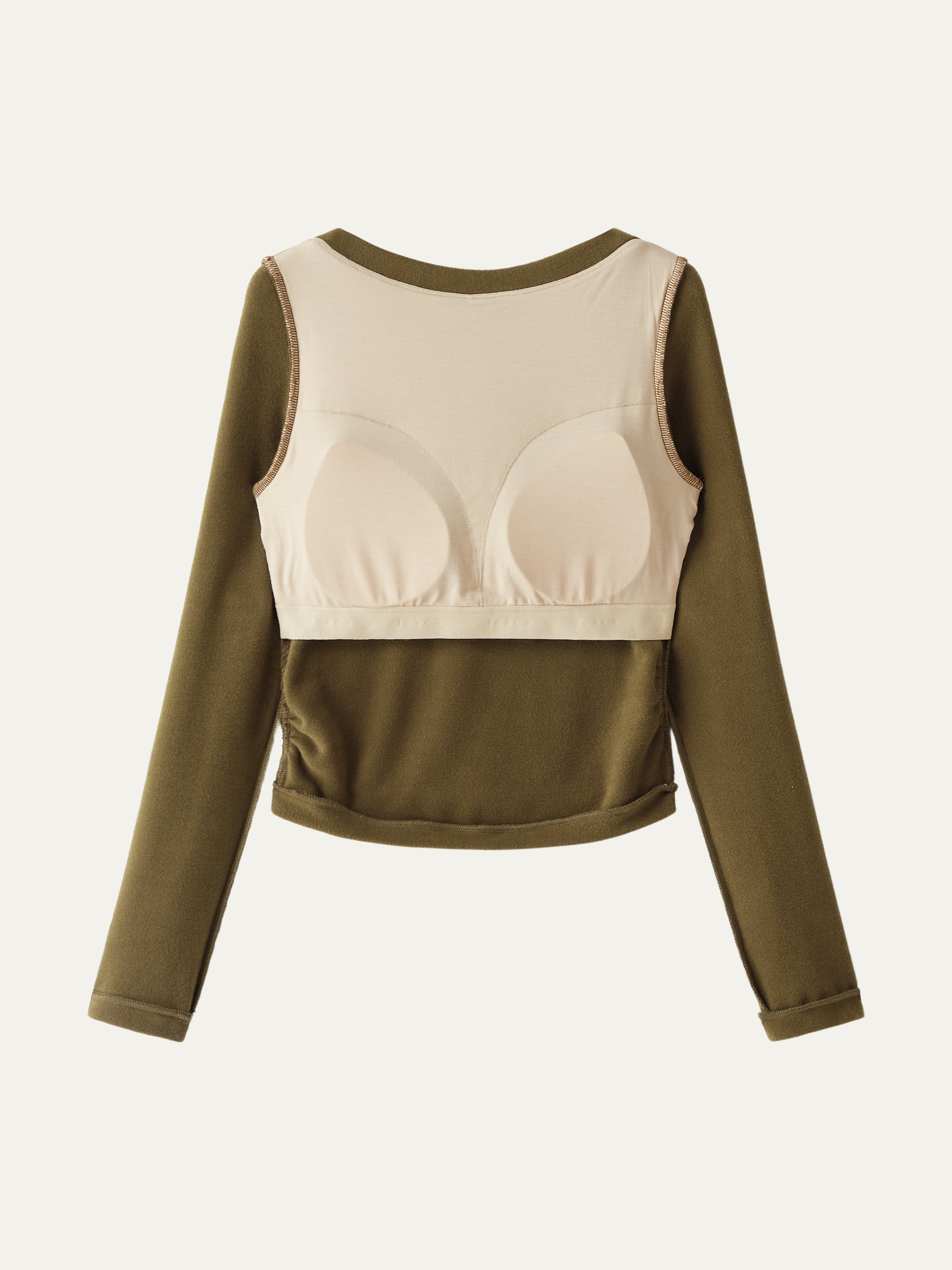 Ogl Boatneck Long Sleeve Brami Top – OGLmove
