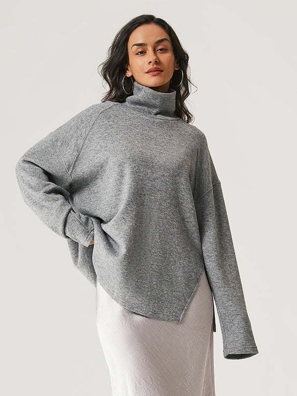 Cashsoft Turtleneck Loose Fit Sweater