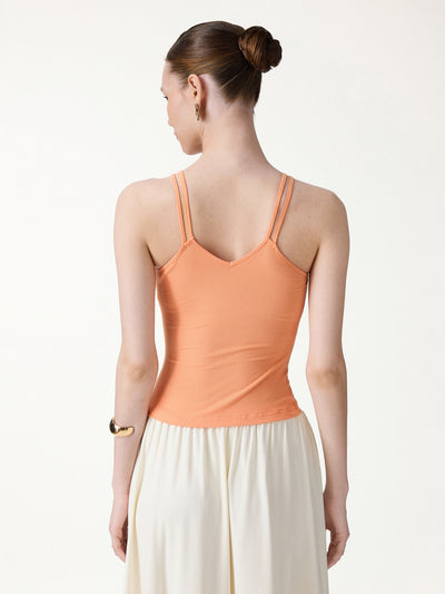 OGLmove CoolTouch V-Neck Spaghetti Bra Tank