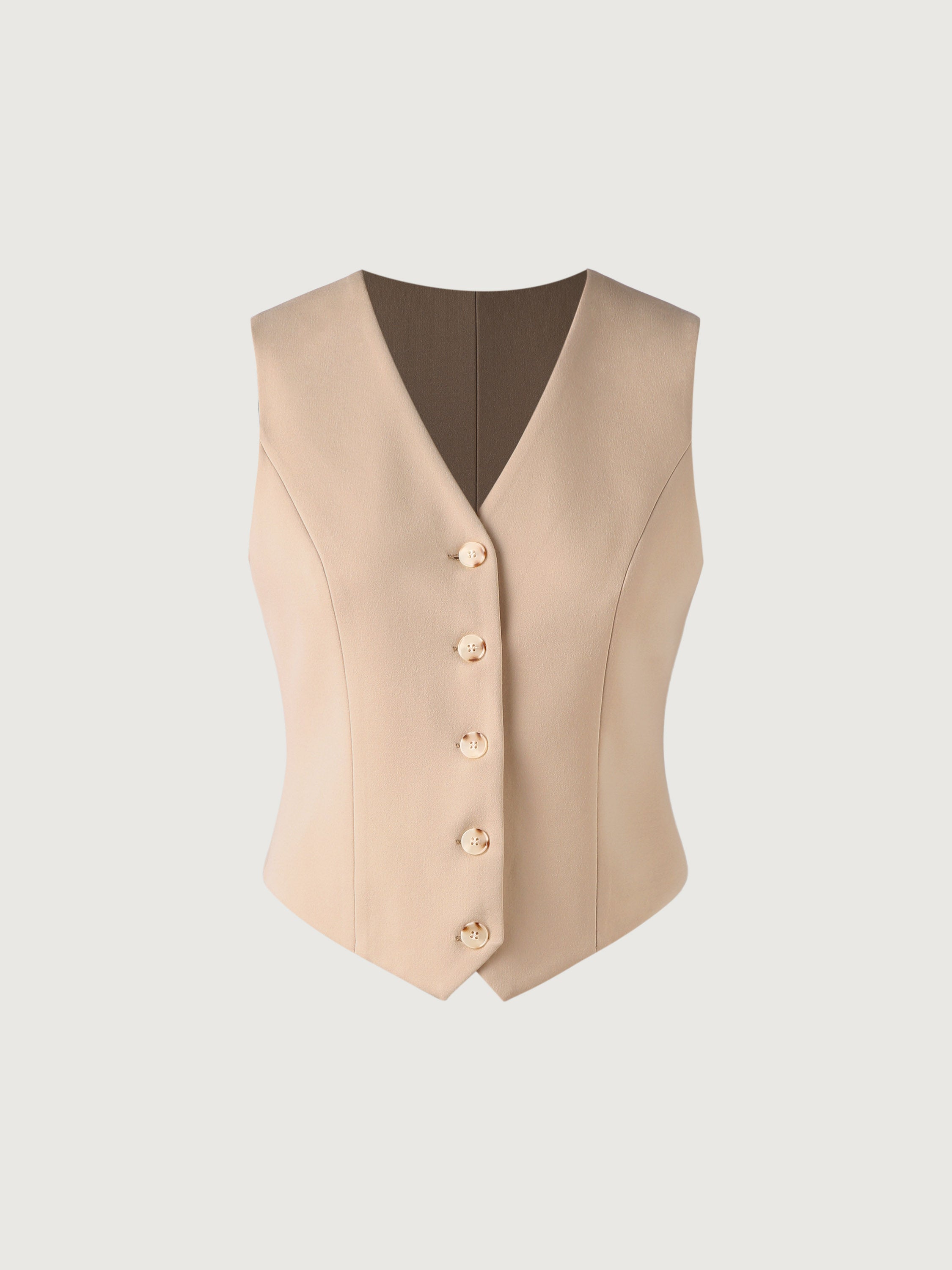 Ogl V-Neck Cropped Vest