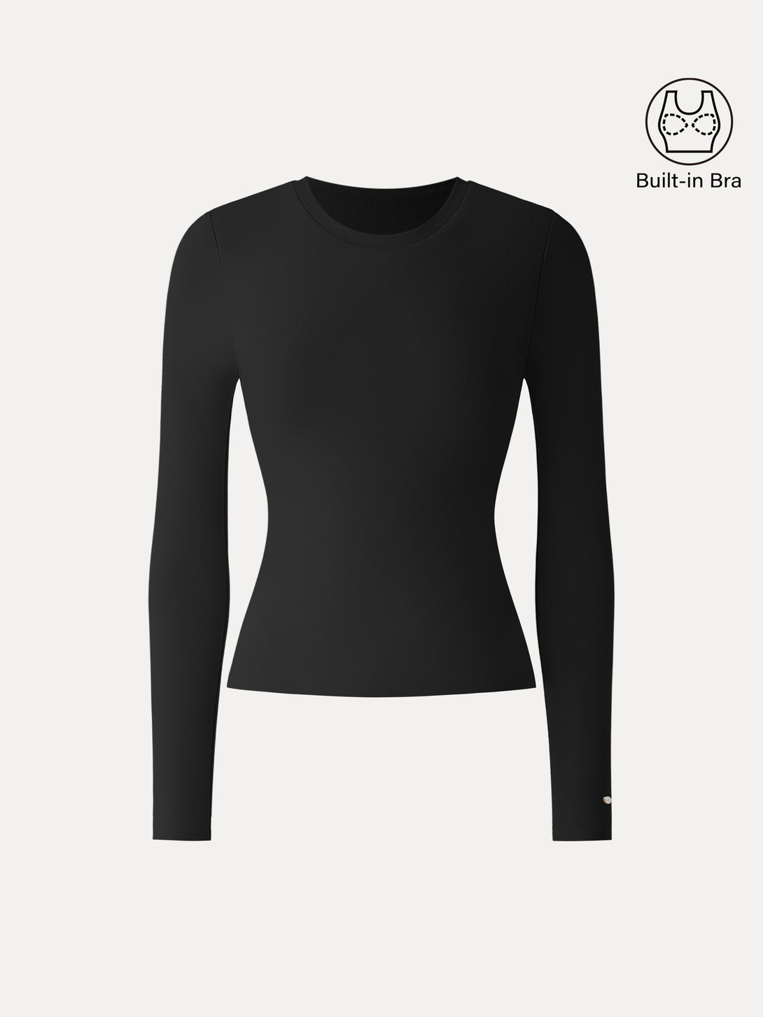 ProWarm Crewneck Long Sleeve Brami Black XS