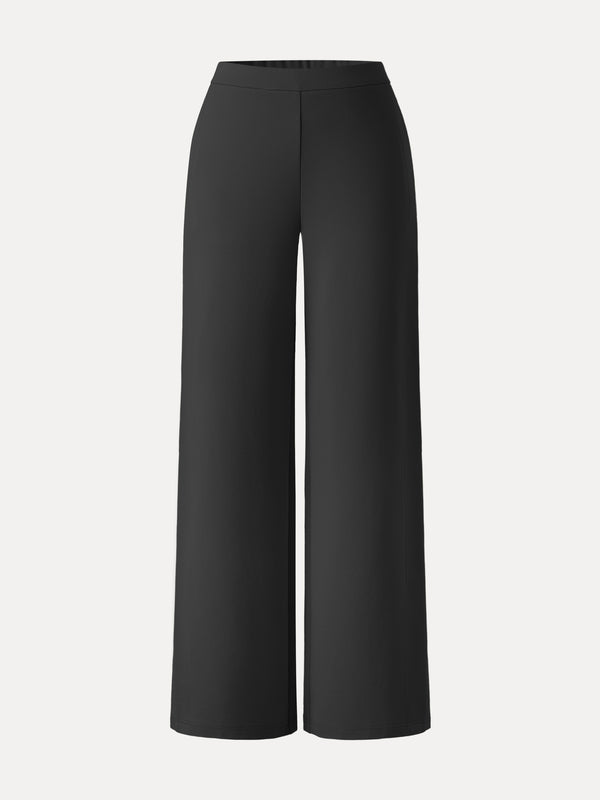 OGLmove Drapey Mid Rise Wide Leg Pull-on Pant with Pockets