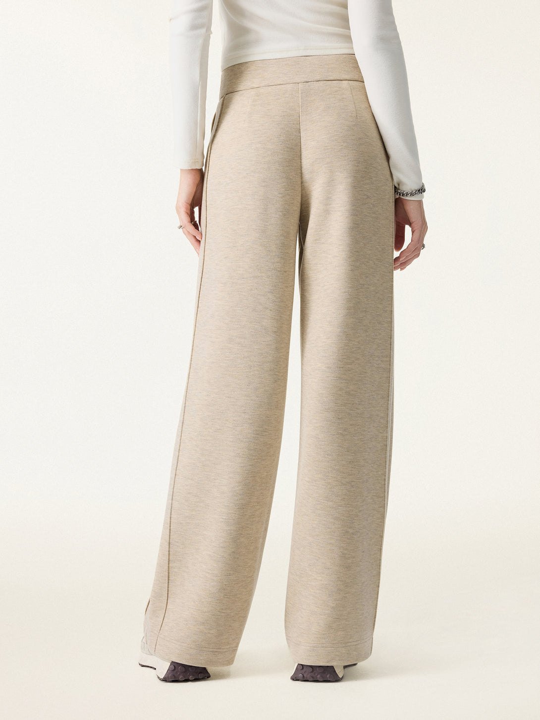 Cozy Warm High Rise Straight Leg Pull-On Pants