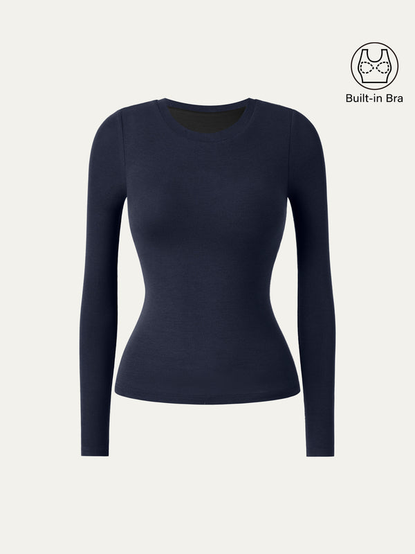 Crewneck Long Sleeve New Airy Brami Midnight Navy XS