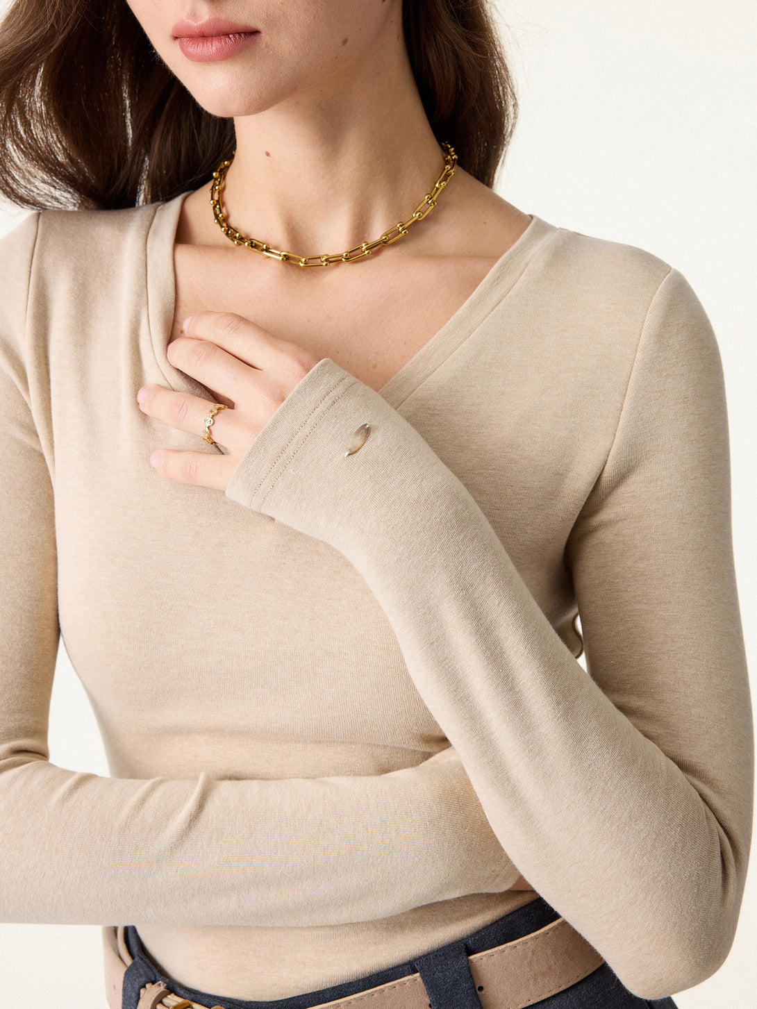 ProWarm V-Neck Long Sleeve Brami