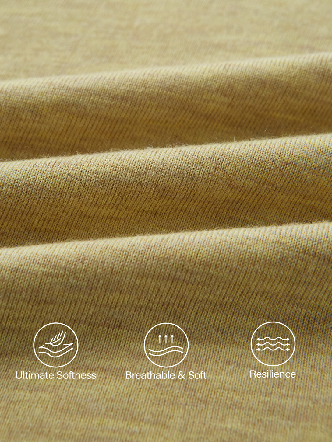 Heathered Wool Blend Polo Neck Long Sleeve Top