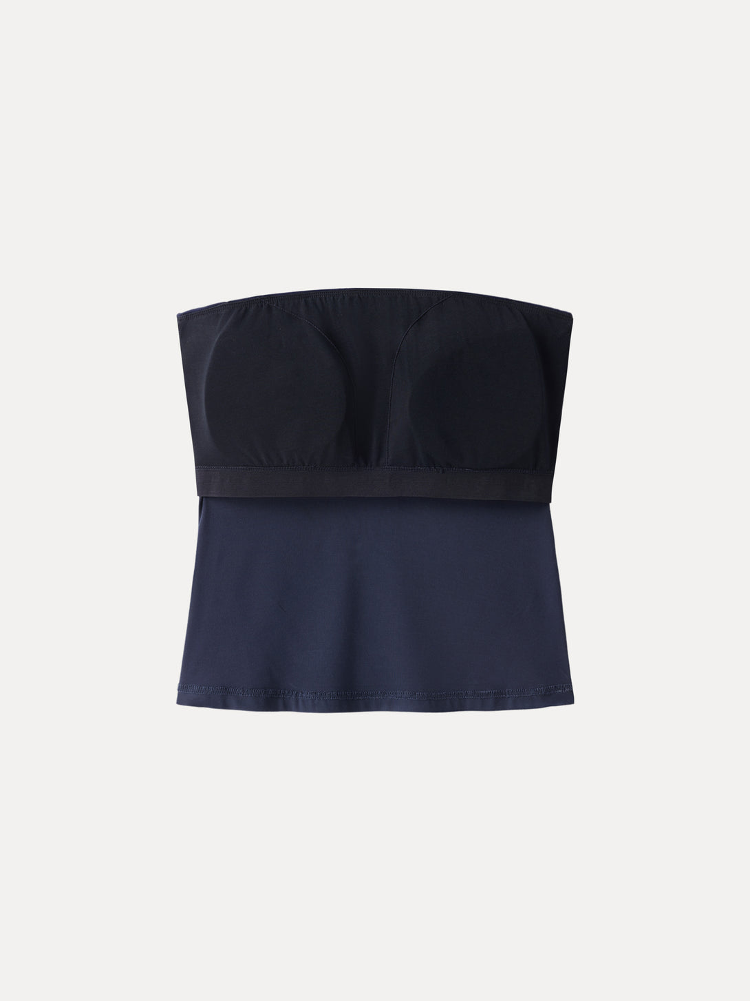 2Pcs Set Non-slip Essential Tube Brami Top & Ultrasoft Mid Rise A-line Ruched Maxi Skirt