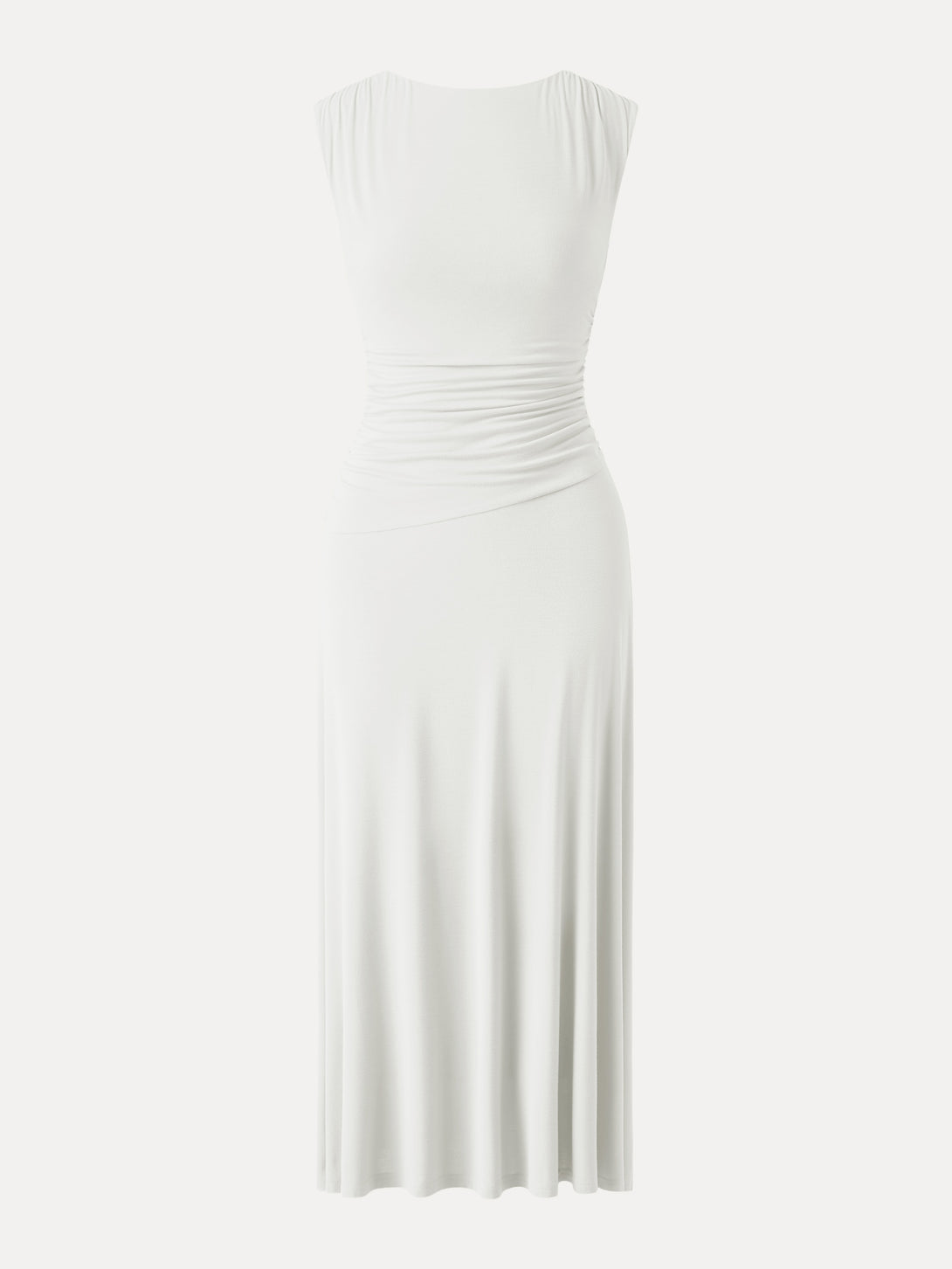 Breezy Cooling Side Ruched Maxi Dress