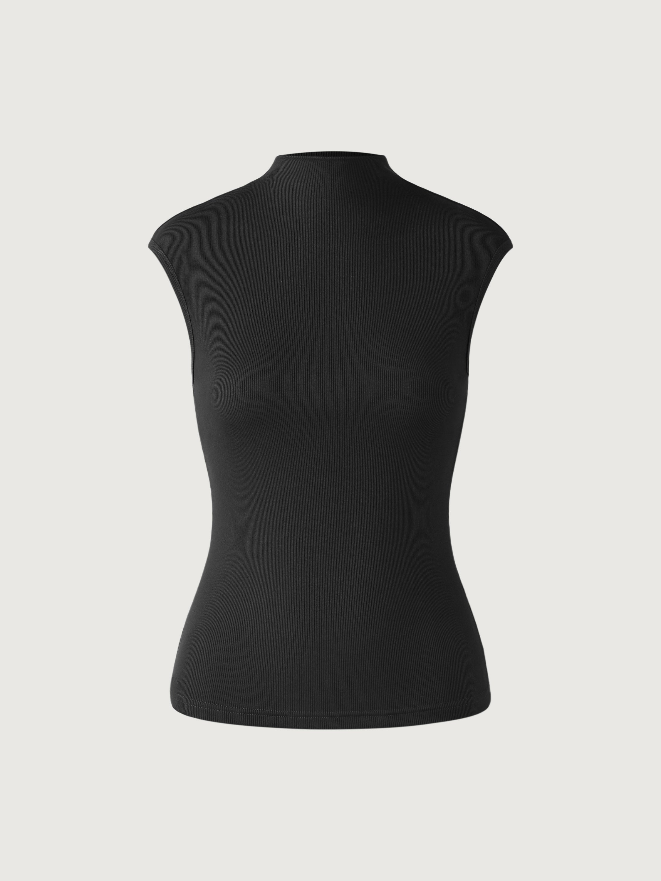 Ogl Plantive™ Mockneck Cap Sleeve Tank