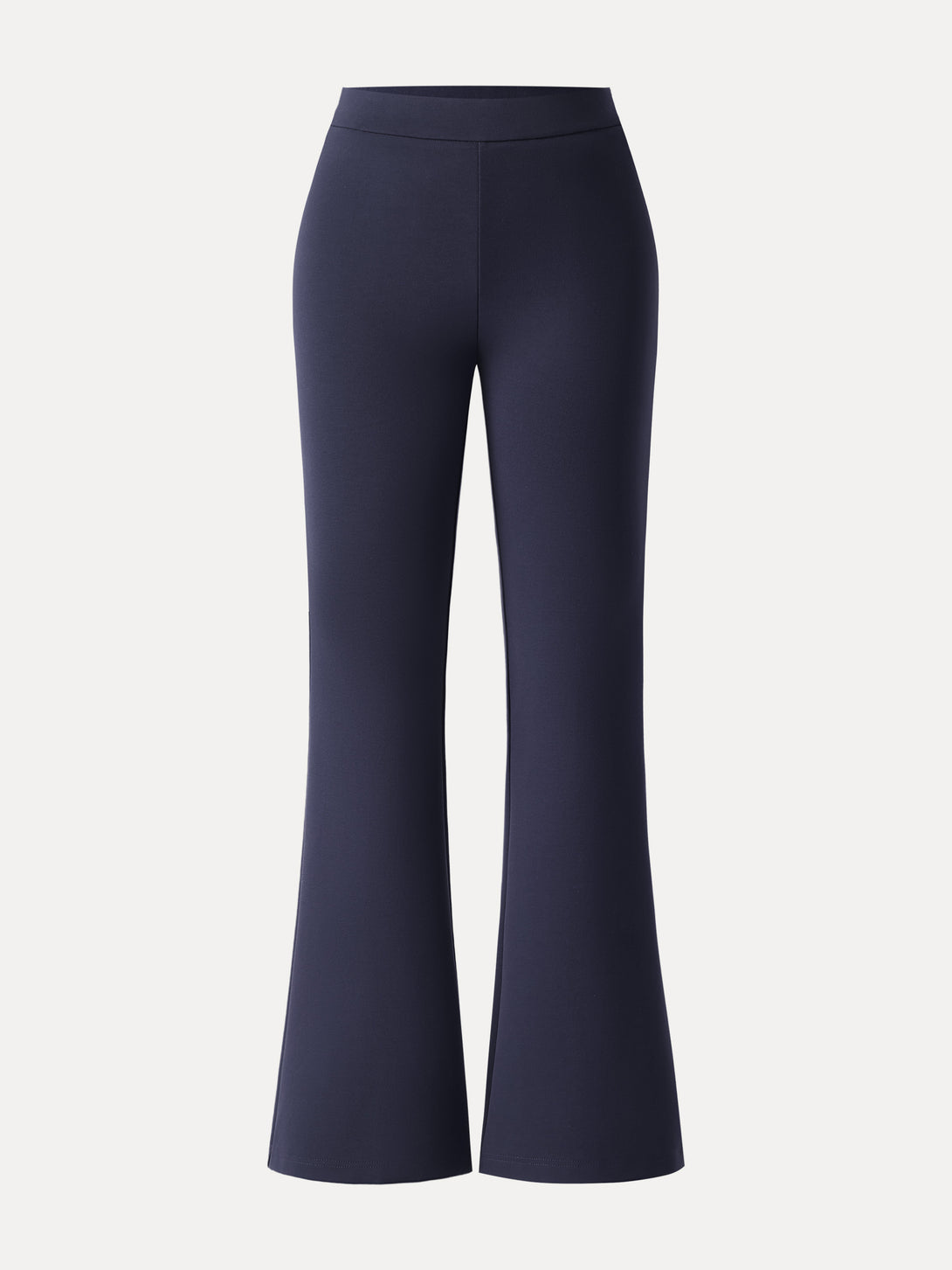Slimming Ponte High Rise Pull-on Flared Pants Regular Universe Blue