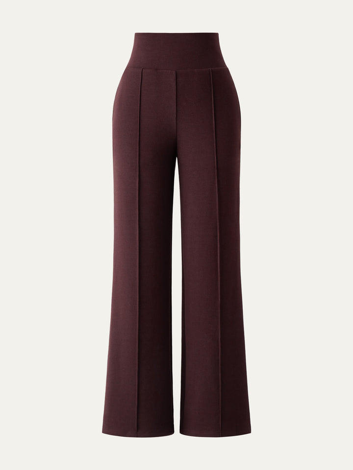 rudy wide waistband pintuck pants