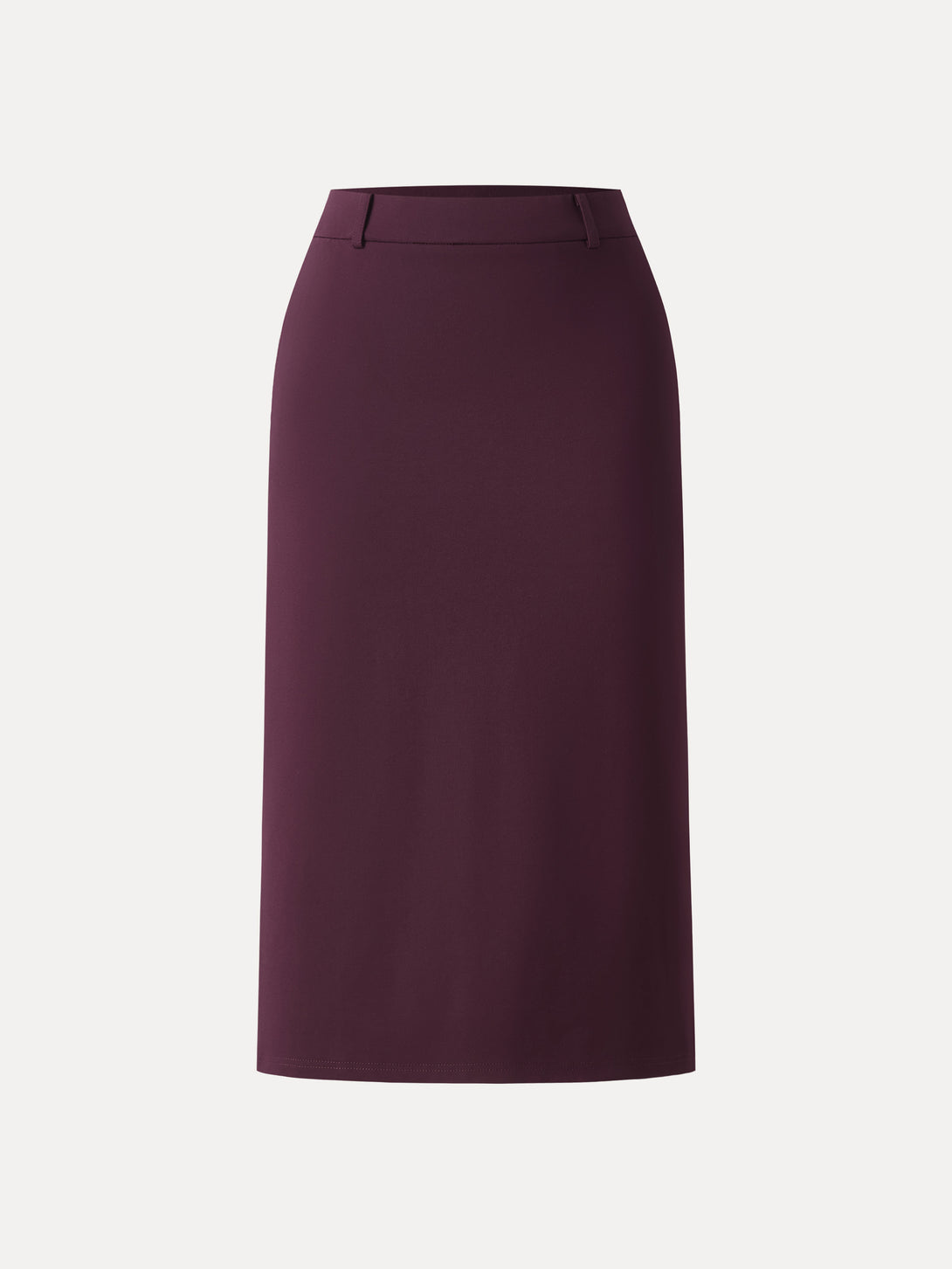Essential A-line Midi Skirt with Zippered Pockets